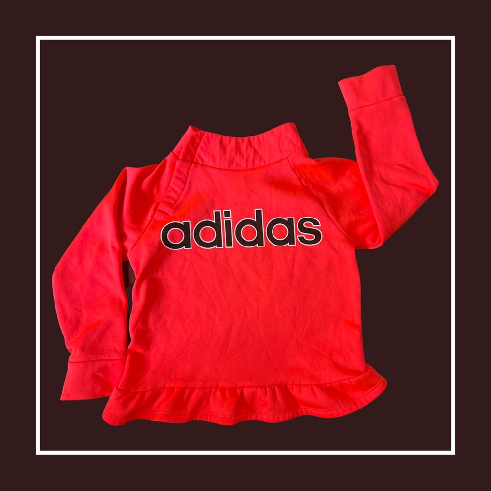 Hot Pink Adidas Performance Jacket—4T